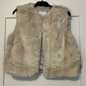 Faux fur vest